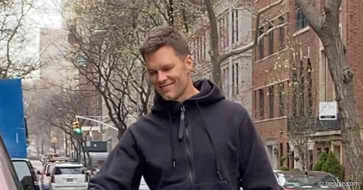 Tom Brady Steps Out Smiling After Leaving New England Patriots to Sign with Tampa Bay Buccaneers