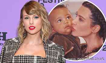 Kim Kardashian posts throwback snap with baby Saint to distract from Taylor Swift drama