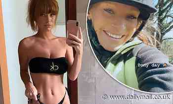 Summer Monteys-Fullam showcases her incredible figure in a black bikini as she self-isolates