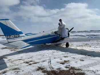 Coronavirus: Saskatoon priest flies high, blesses city from the sky