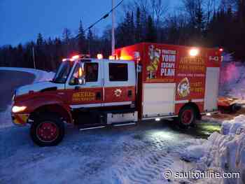 Emergency response to snowmobile collision on D Trail