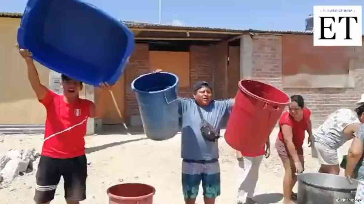 [Video] Vecinos de Los Polvorines: “¿Con qué nos lavamos las manos si no hay agua” - Diario El Tiempo - Piura