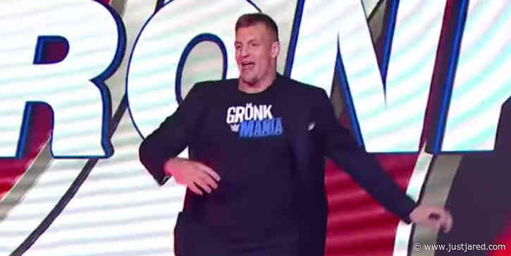 Rob Gronkowski Makes WWE Debut to Empty Stadium - Watch!