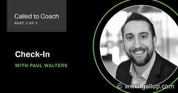 5 Coaching Conversations (Part 3): The Check-In - Gallup