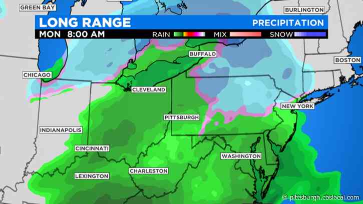 Pittsburgh Weather: Rain Moving Into The Area
