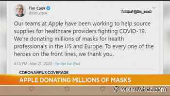Apple donates millions of masks to help healthcare professionals battle COVID-19