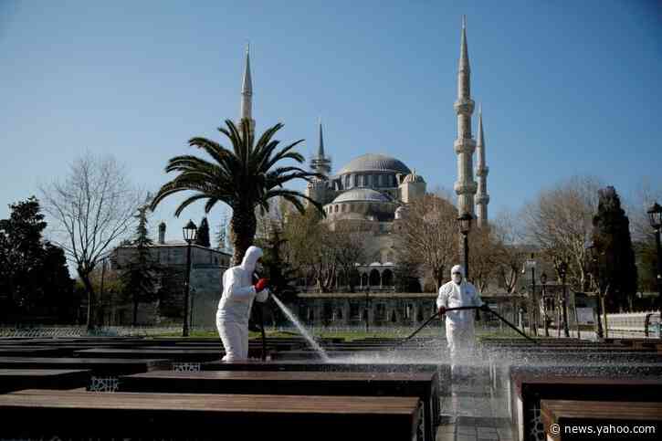 Turkey's coronavirus death toll up by 12 to 21, confirmed cases up 277 to 947