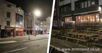 Eerie pictures show Bristol on a Saturday night like never before
