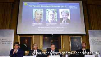 Nobelpreisträger warnt: Niemand kann Coronakrise richtig einschätzen - vor allem die Börsen nicht