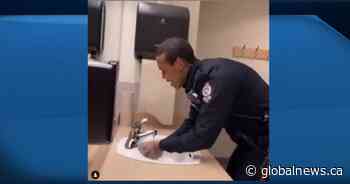 Edmonton police encourage handwashing with viral video - Global News