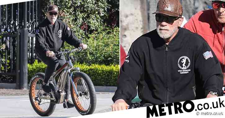 Arnold Schwarzenegger and his buddy go on bike ride despite California coronavirus lockdown