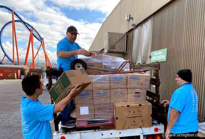Six Flags Magic Mountain donates excess food to food bank during coronavirus closure