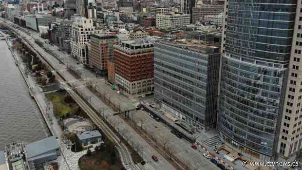 New York quiets as it becomes next virus hot spot