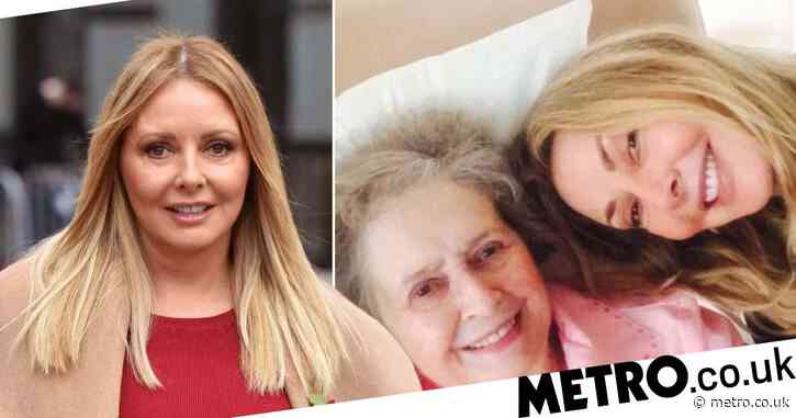 Carol Vorderman tears up as she remembers late mum Jean during radio show on Mother’s Day