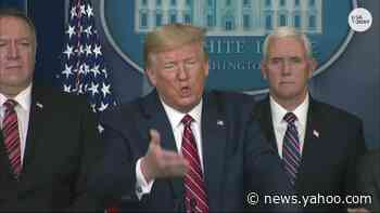 President Trump asked about senators who sold stocks before coronavirus sank the markets