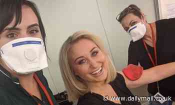 Jane Bunn praises hair and makeup artists for wearing protective gear amid coronavirus