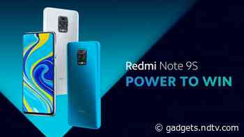 Redmi Note 9S With Snapdragon 720G SoC, Quad Rear Cameras Launched: Price, Specifications