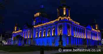 Belfast City Hall lights up for World Down Syndrome Day - Belfast Live