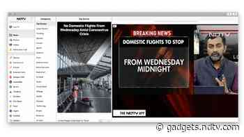 NDTV App Now Available for Mac Users&mdash;First News App From India