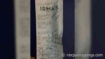 A couple left a $9,400 tip at a Houston restaurant to help staff get through coronavirus shutdown - NBC Palm Springs