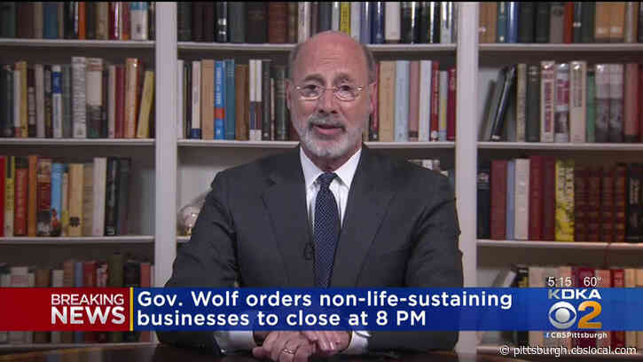 Coronavirus In Pennsylvania: Gov. Wolf Issues Stay-At-Home Order For Allegheny County