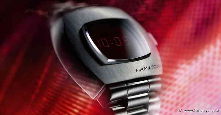 Hamilton is bringing back the original digital wristwatch with an OLED twist