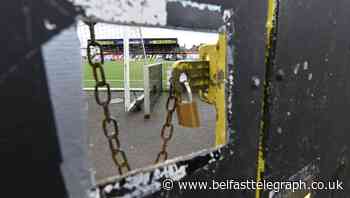 Irish FA ban football for at least another month