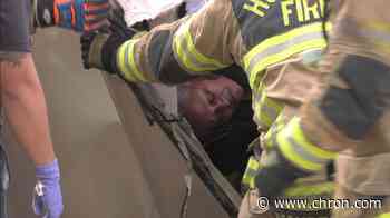 Driver freed from wreckage after crash in Houston’s Westbury neighborhood