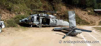 Se desploma helicóptero de la Marina en Veracruz - Aristeguinoticias