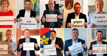 Bürgermeister in Limburg-Weilburg setzen Zeichen gegen Corona - Mittelhessen