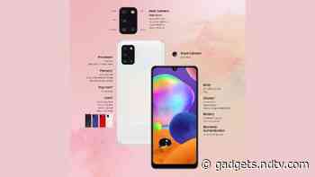 Samsung Galaxy A31 With 5,000mAh Battery, 20-Megapixel Selfie Camera Announced: Specifications
