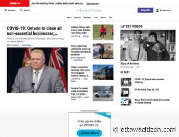 We've made the Ottawa Citizen online much faster and easier to read