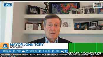 A COVID-19 update in the City of Toronto with Mayor John Tory - CityNews Toronto