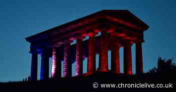 Landmarks across Sunderland are being lit blue in support of NHS heroes