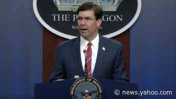 As coronavirus cases increase, Defense Secretary Mark Esper places new restriction on Pentagon