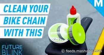 Clean your bike chain instantly with this tiny green disk — Future Blink