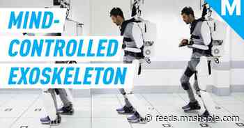 A paralysed man thought about walking. His exoskeleton did the rest.
