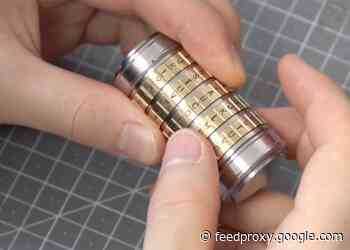 Pocket safe created from steel bolts
