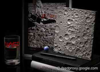 DeskSPace Lunar Surface sculpture