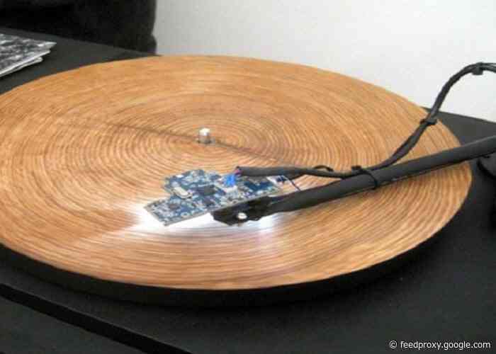 Tree ring record player transforms the tree’s growth into music