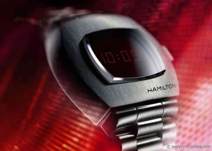 Hamilton digital watch first released back in 1970 returning