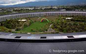 Drone video gives us a look at empty Apple Spaceship campus