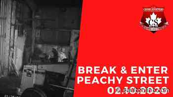 Break Enter and Theft on 199 Peachy Road in Thessalon
