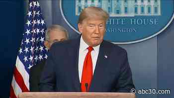 Trump hoping to see US economy reopened by Easter amid coronavirus outbreak: WATCH LIVE