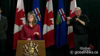 Dr. Hinshaw explains process for Alberta care centres during outbreak