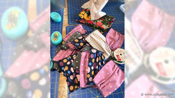 La Mirada pair rallies Facebook army to make 500+ masks to help hospitals battle coronavirus