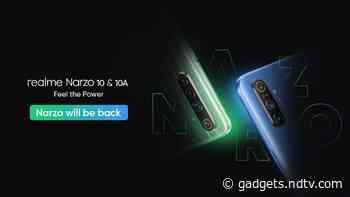 Realme Narzo 10, Narzo 10A Launch Postponed Due to Coronavirus Lockdown