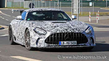 Mercedes-AMG GT R Black Series spied at the Nurburgring