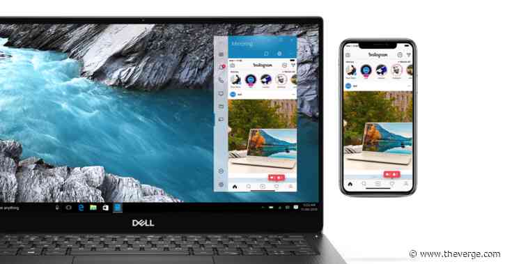 Dell now lets you control iPhones from its PCs
