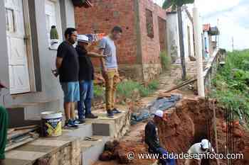 Defesa Civil de Picos reconstrói trechos de paredões que desabaram com a chuva - Cidades em Foco